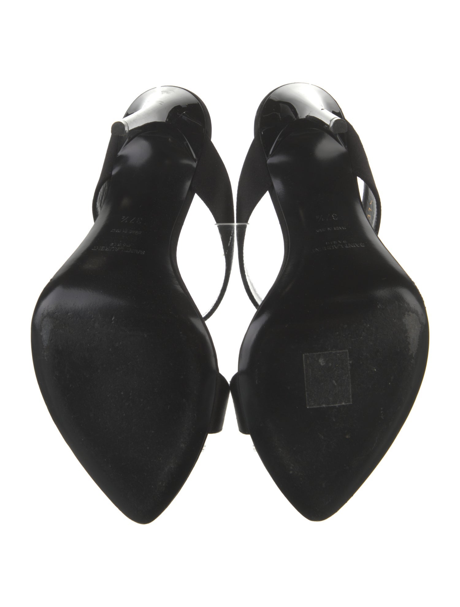 Saint Laurent Satin Slides